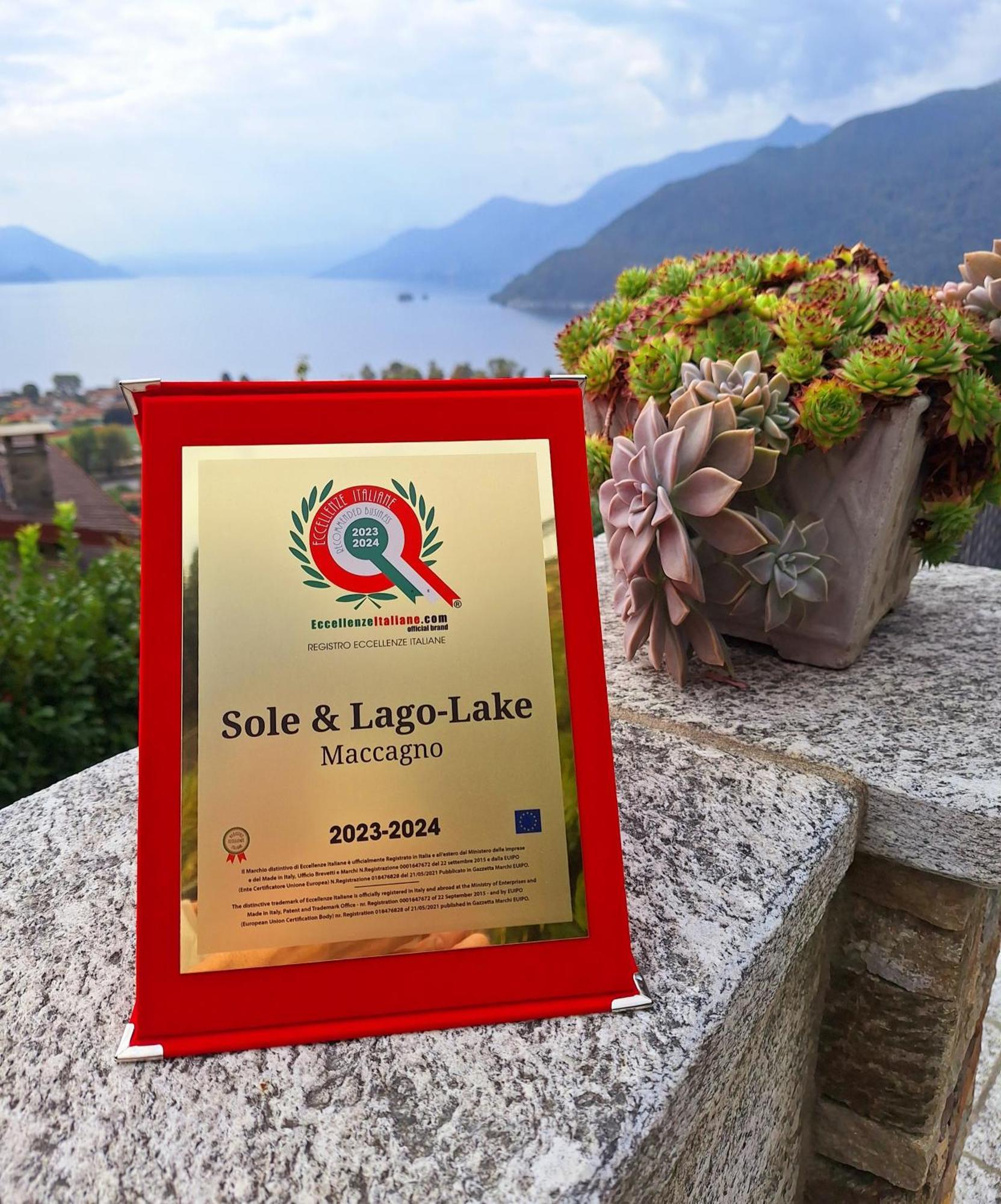 Sole & Lago-Lake Maccagno Extérieur photo